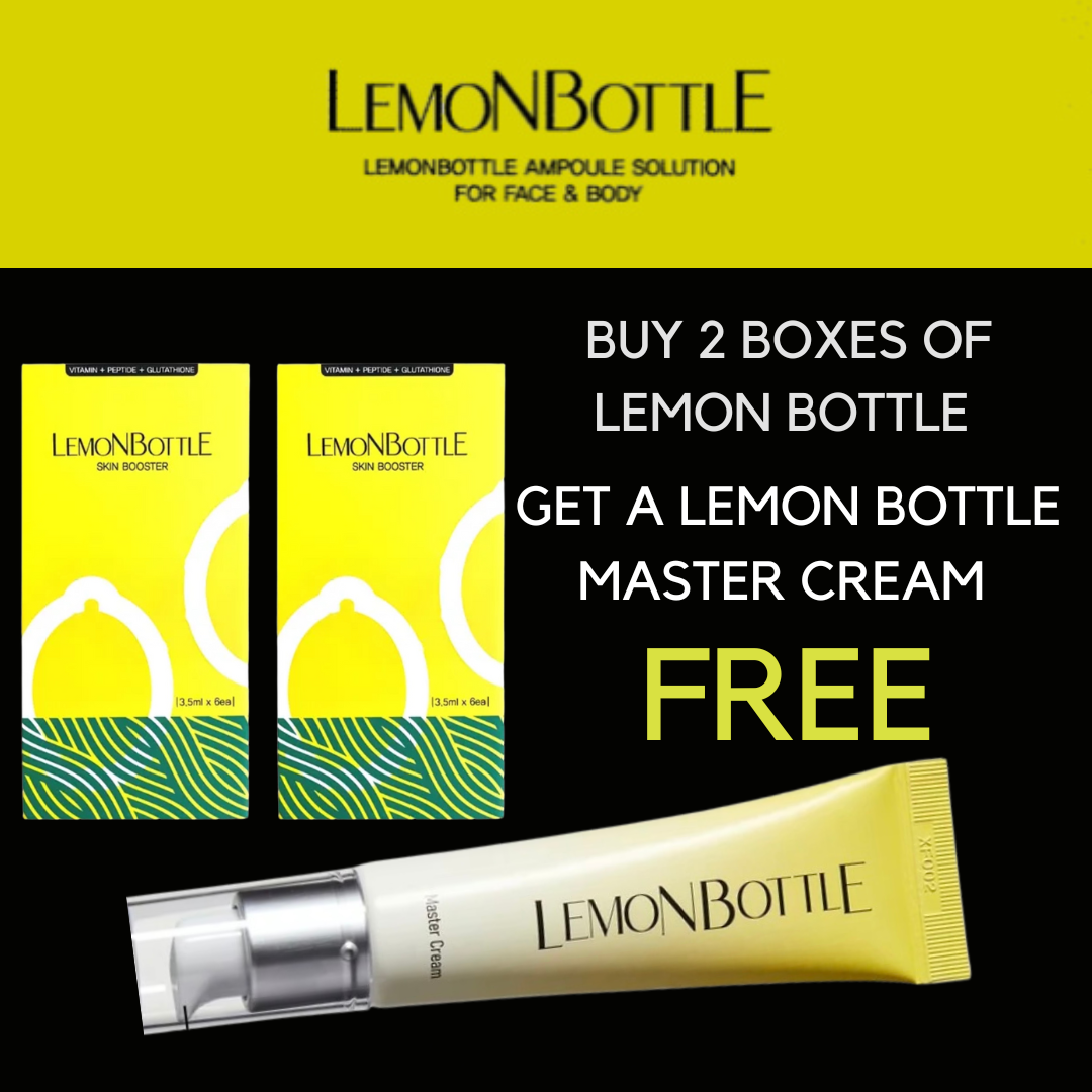 Buy 2 boxes of Lemon Bottle Skin Boosters ( 1 x Master Cream Free )